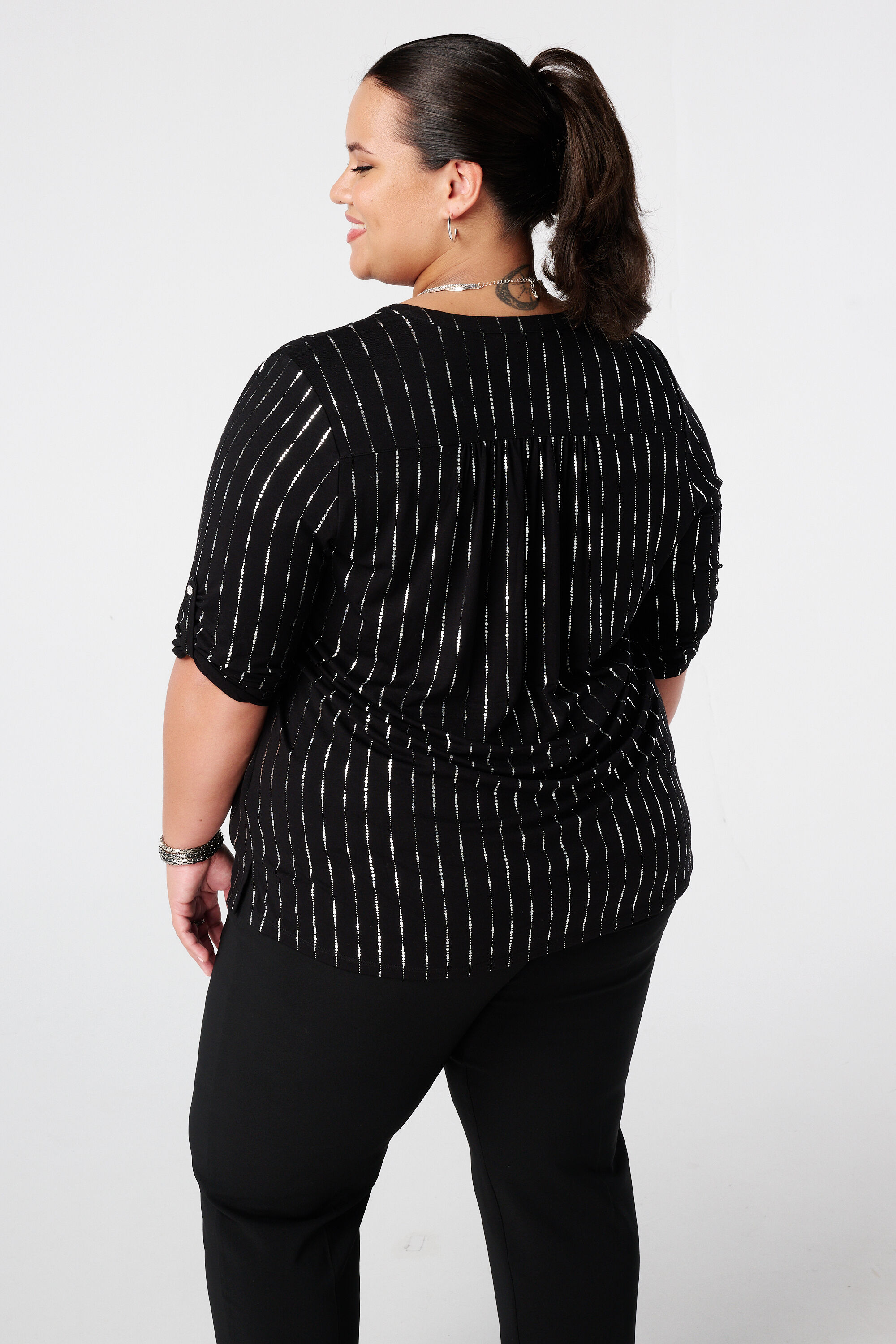 Top imprim&eacute; et foil print image number 3