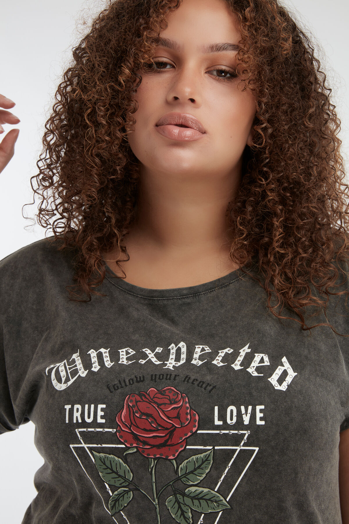 Long t-shirt &agrave; imprim&eacute; image number 4