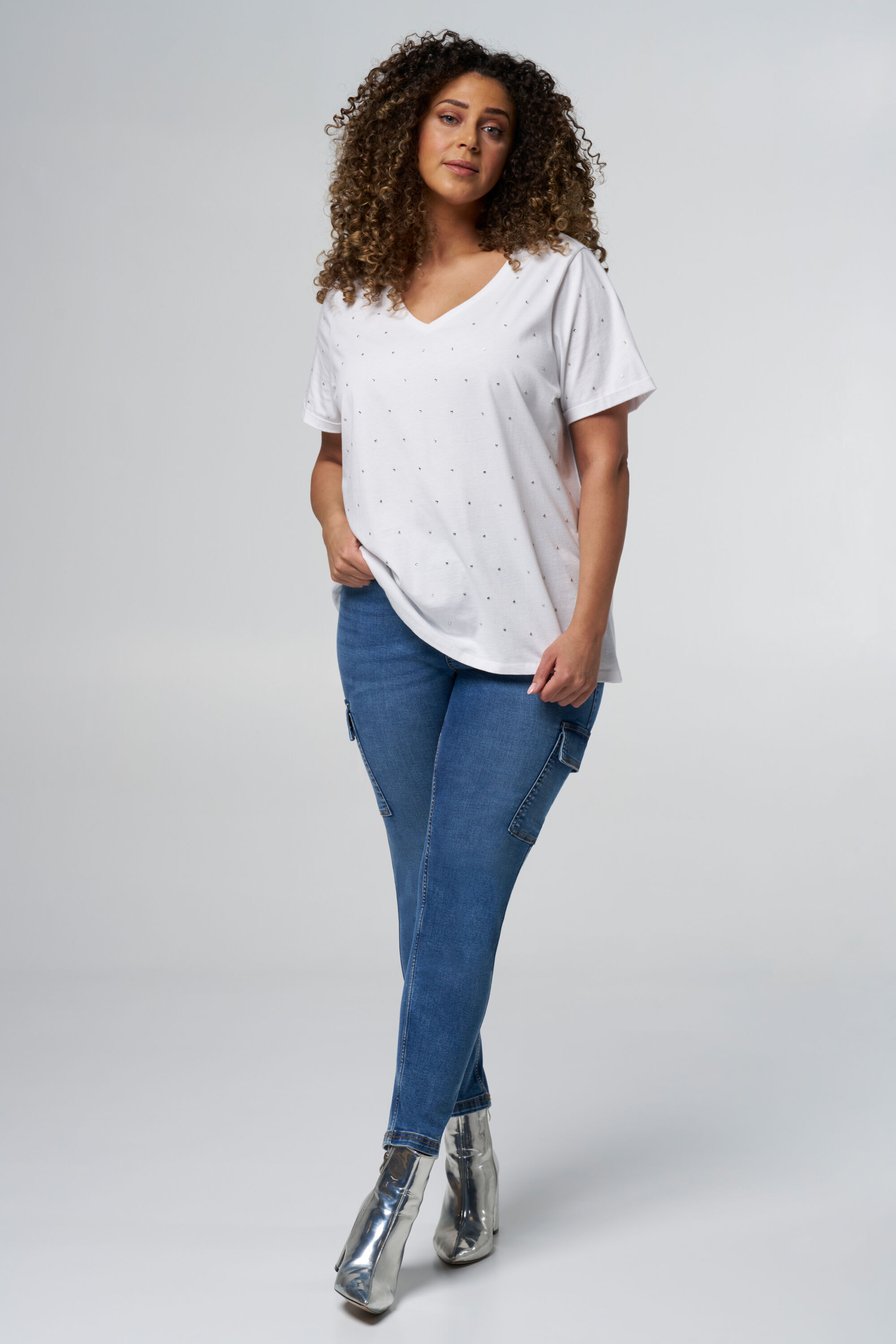 T-shirt avec pierres image number 5