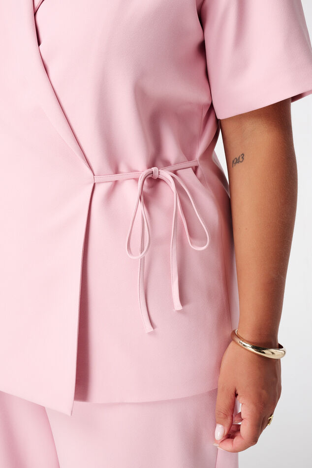 Blazer à revers manches courtes image number 6