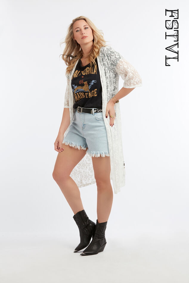 Cardigan en dentelle image number 0