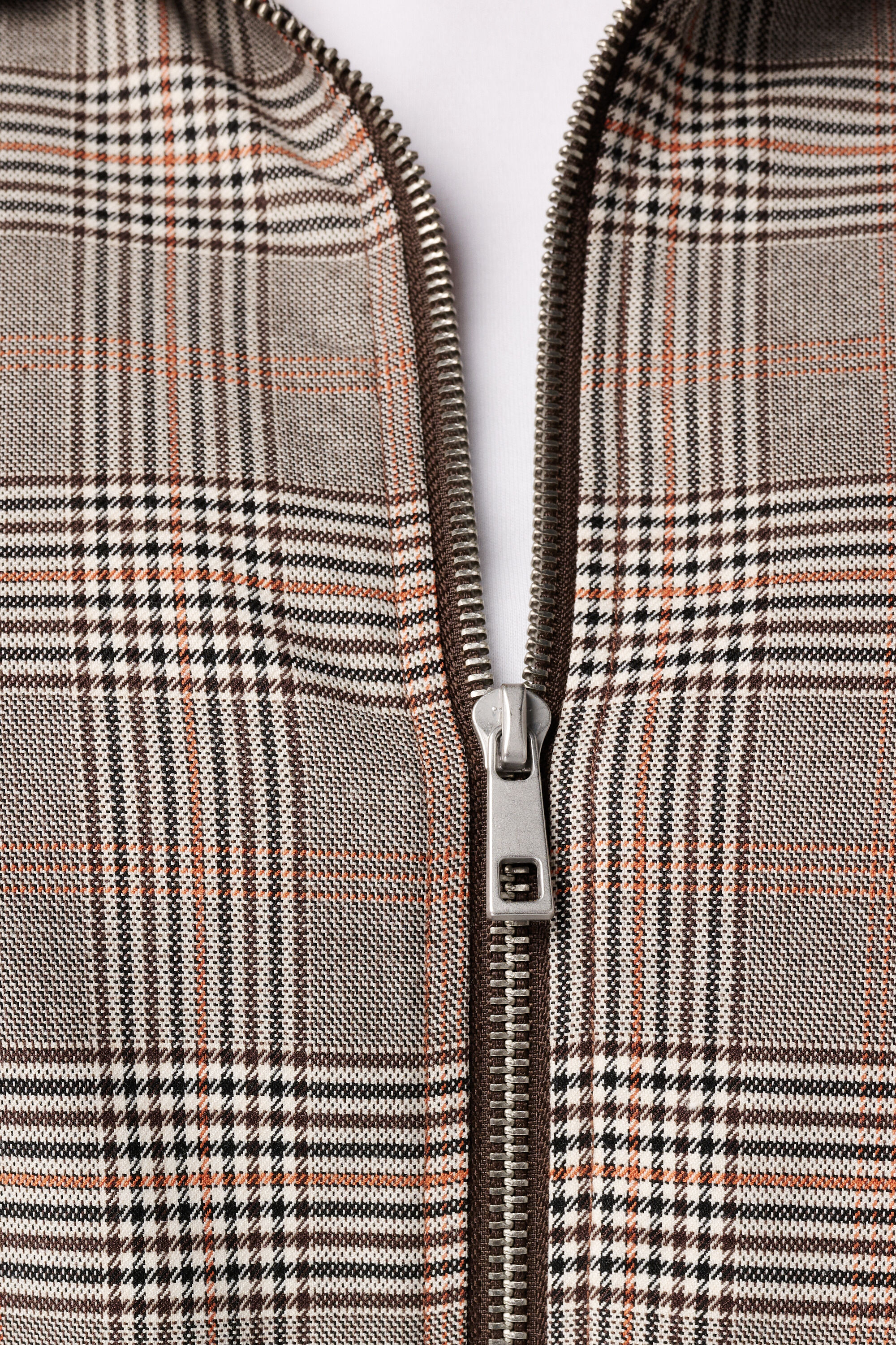 Veste bomber &agrave; carreaux image number 6
