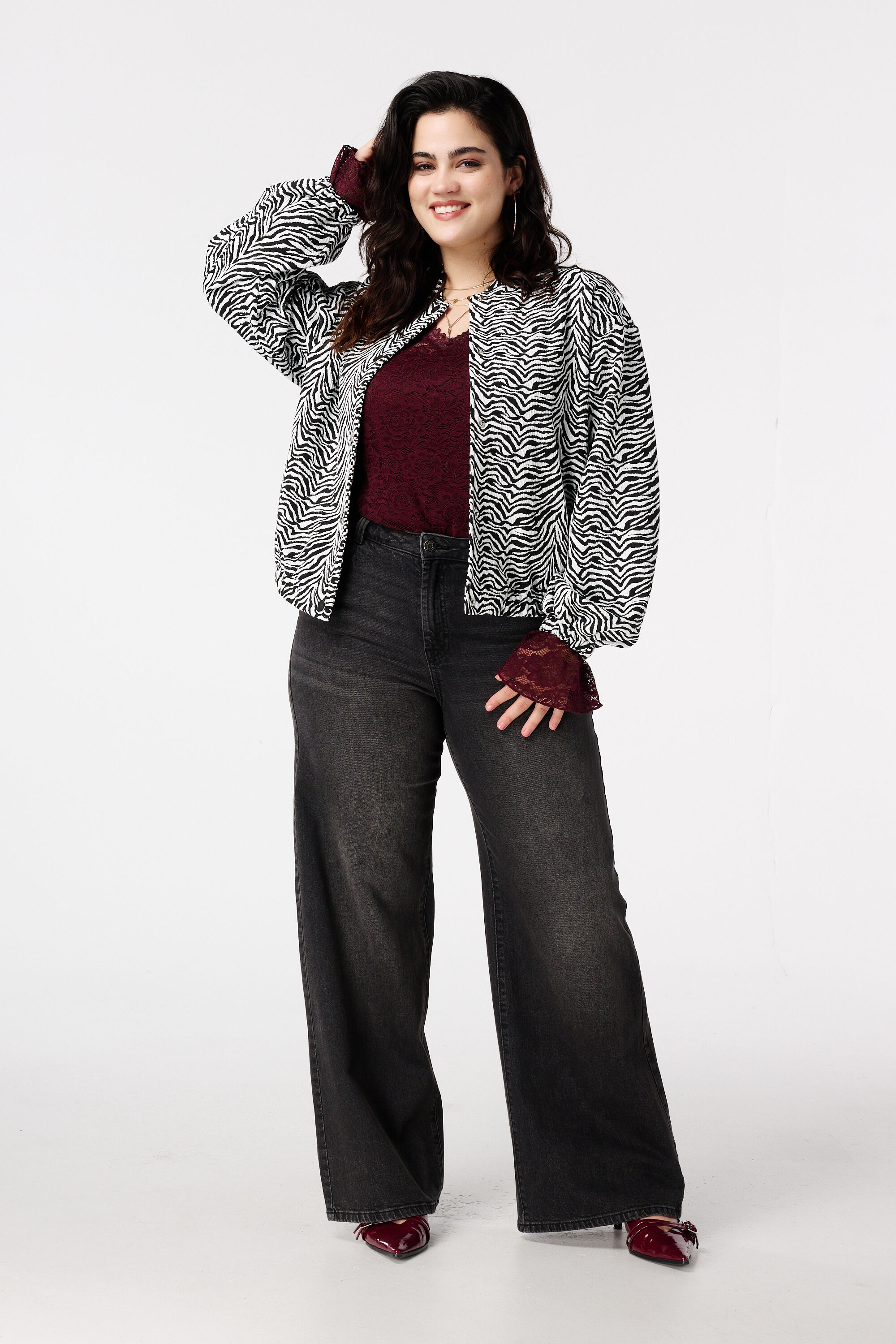 Blouson bomber z&egrave;bre image number 5