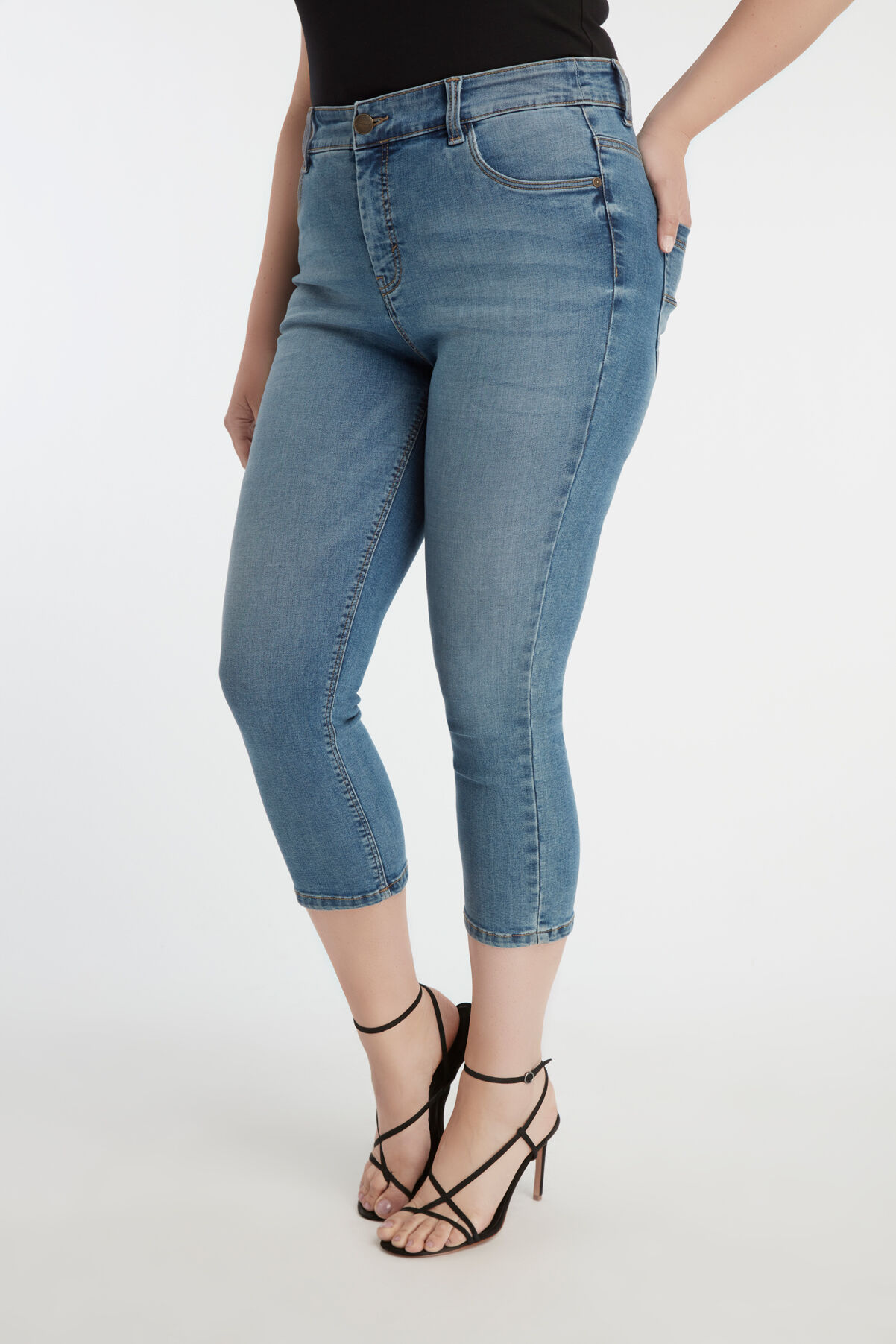 Jean 7/8&egrave;me Magic Simplicity SHAPES image number 3