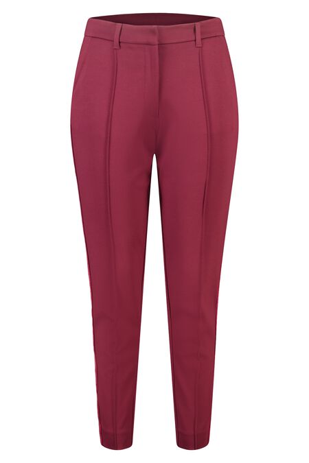 Pantalon fuselé avec passepoil sur le côté