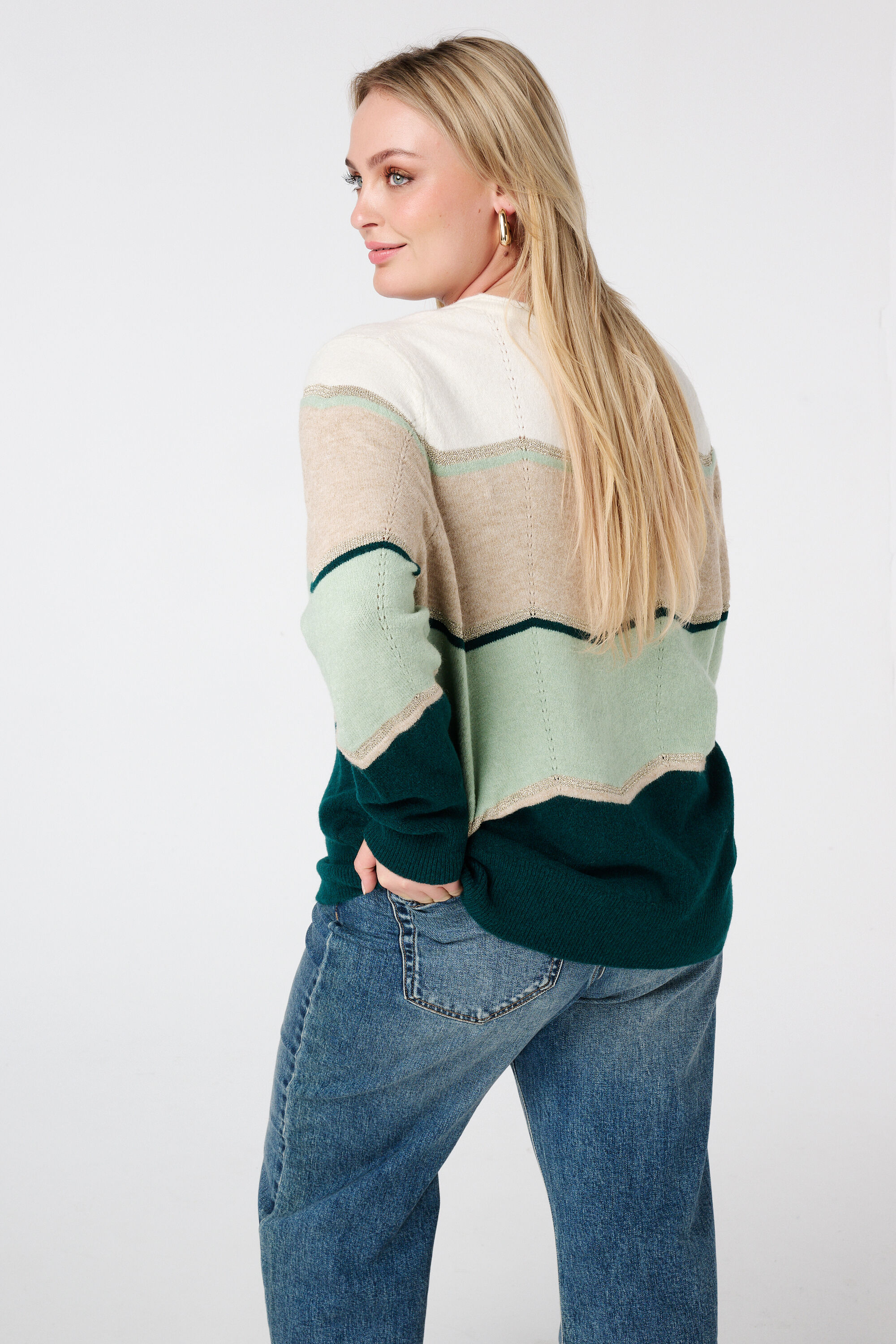 Pull imprim&eacute; et lurex image number 3