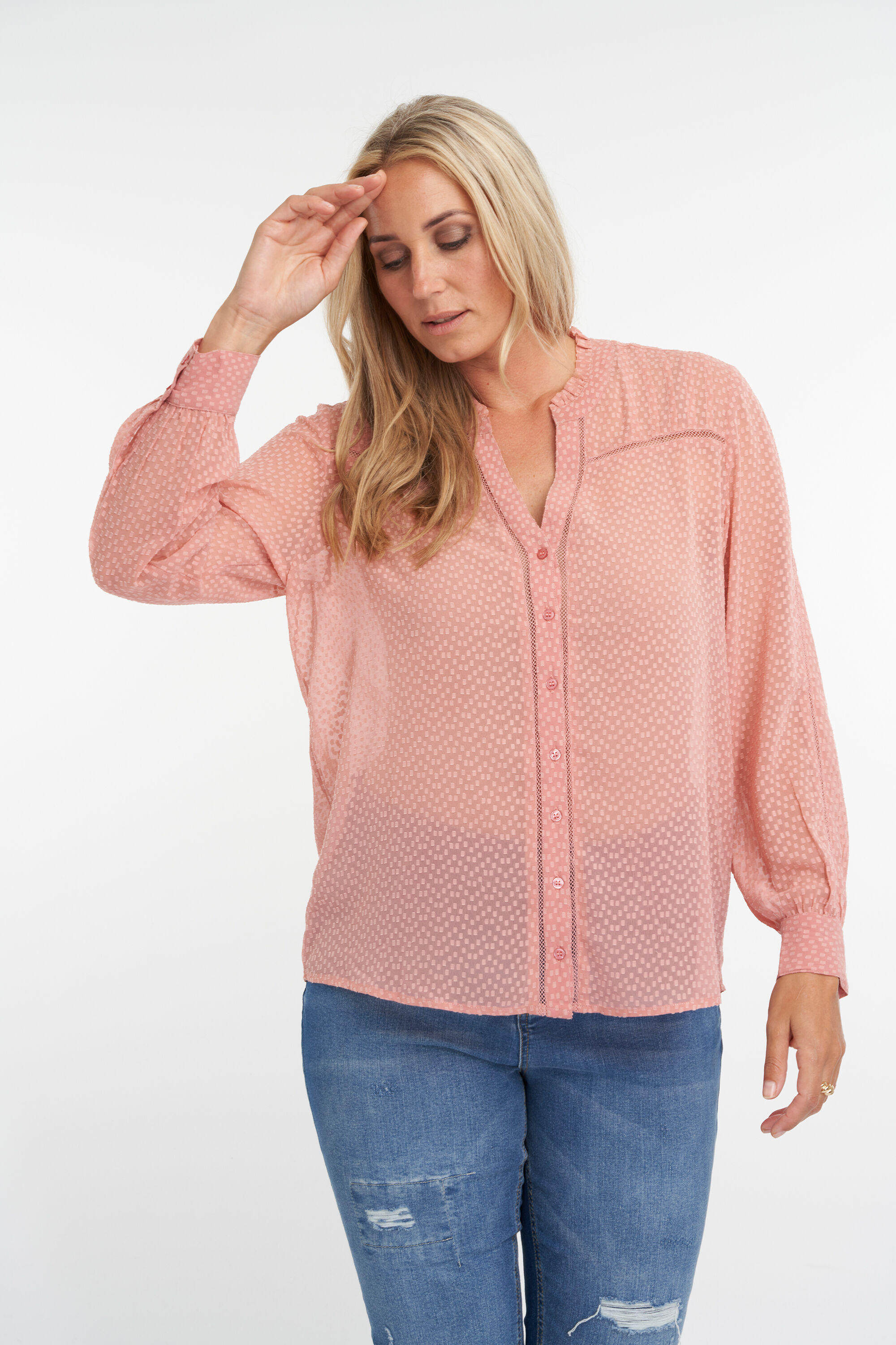 Chemisier avec de points incorpor&eacute;s image number 6