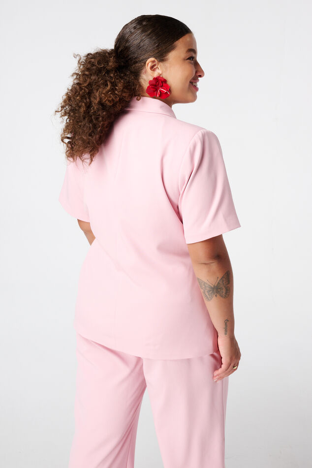 Blazer à revers manches courtes image number 3