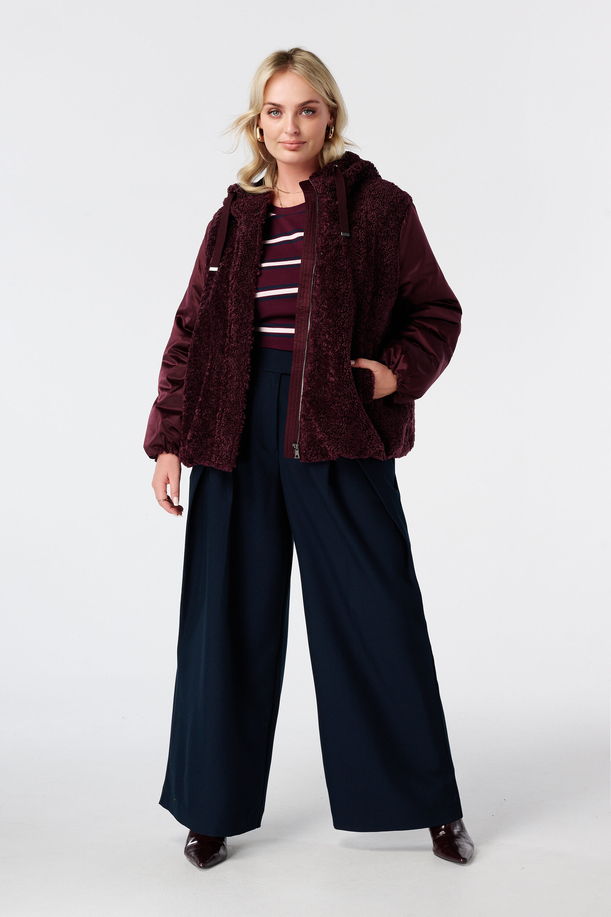 Veste bomber en teddy image number 5
