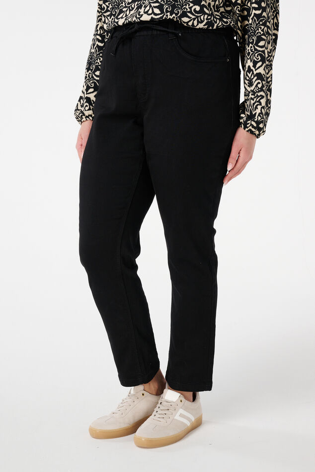 Pantalon jogger en denim image number 5