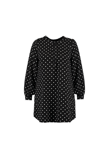 Chemisier tunique &agrave; pois
