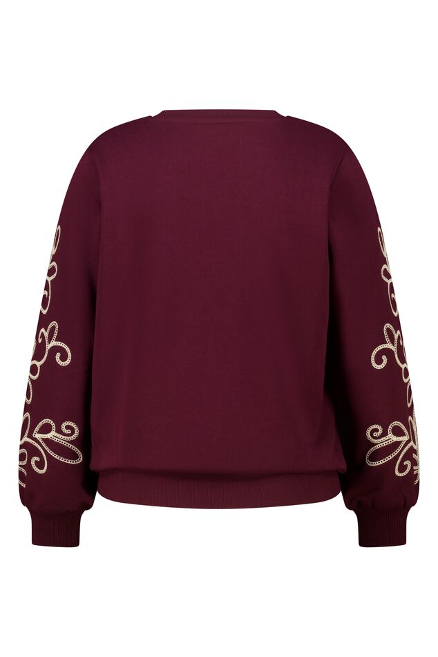 Pull avec détails brodés image number 2