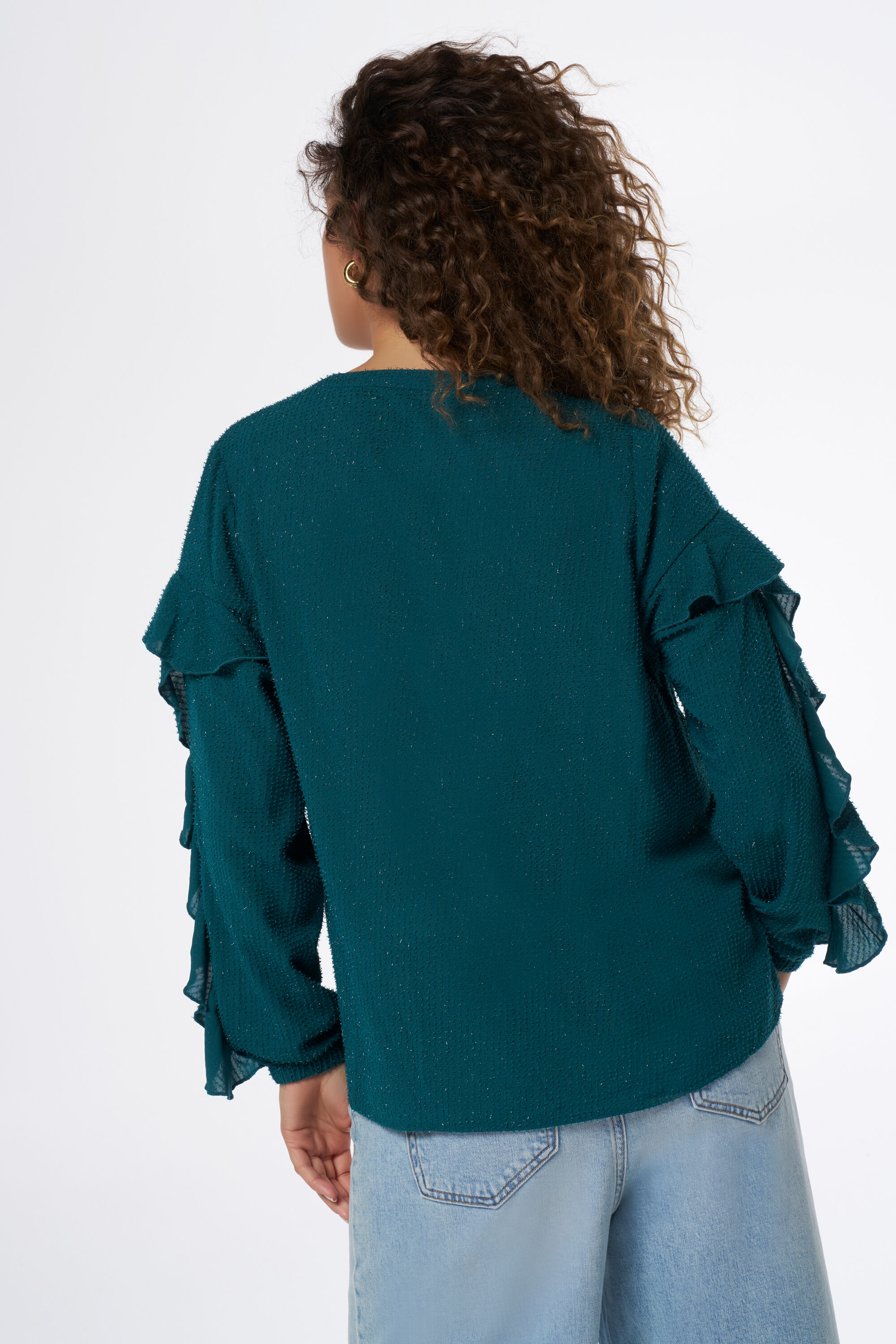 Chemisier &agrave; volants image number 3