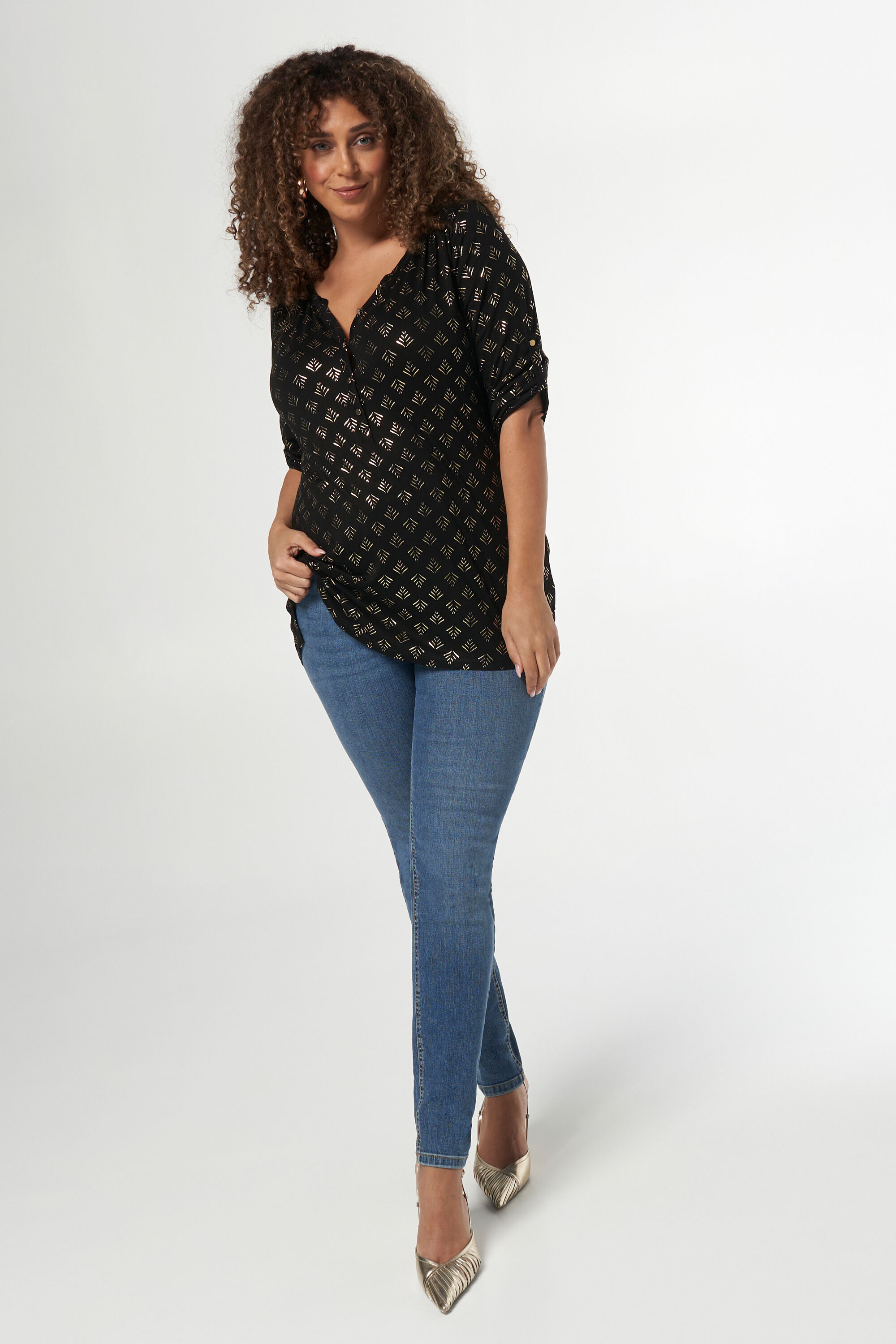 Haut &agrave; boutons  image number 5