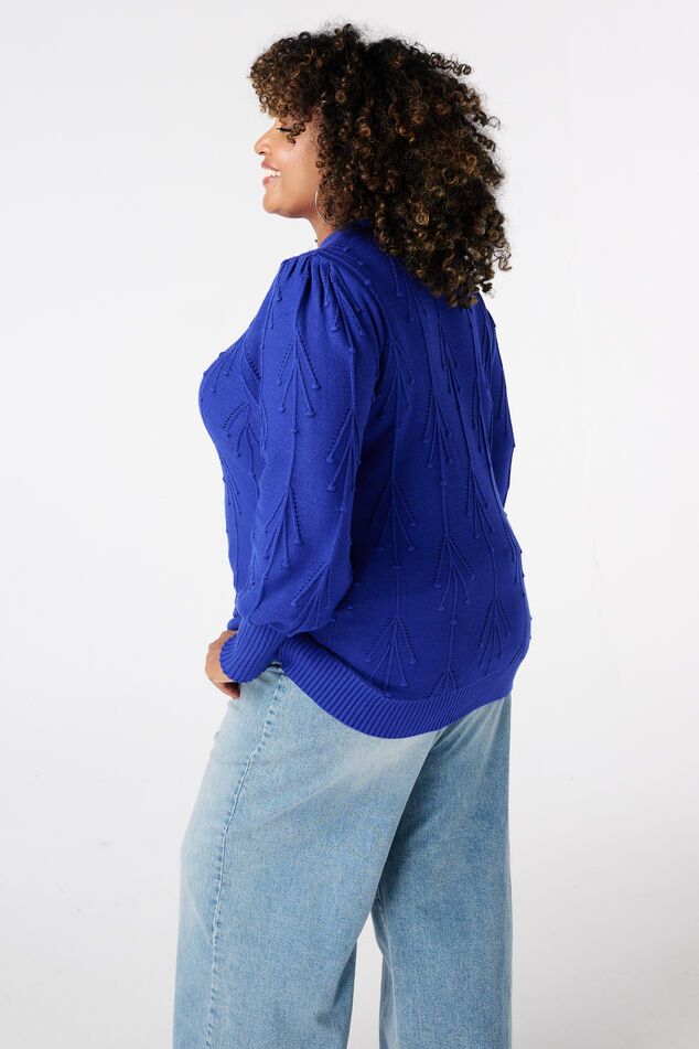 Pull avec imprimé brodé image number 3