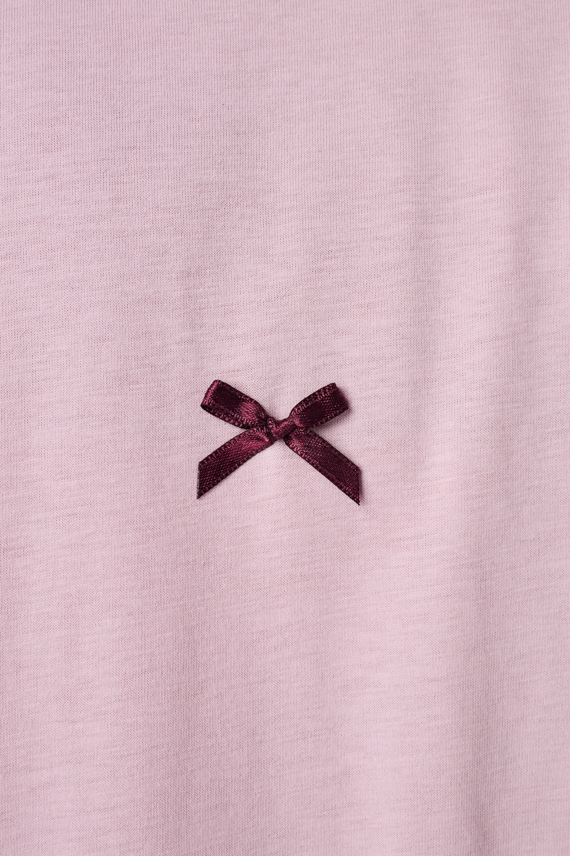 T shirt avec n&oelig;uds en satin image number 6