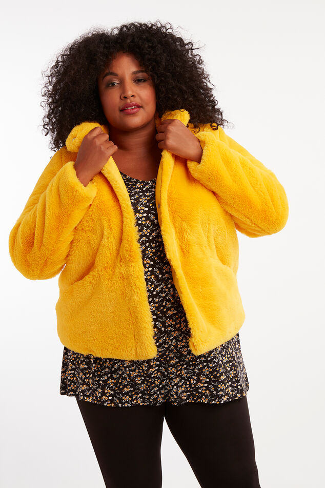 Manteau en fausse fourrure image number 0