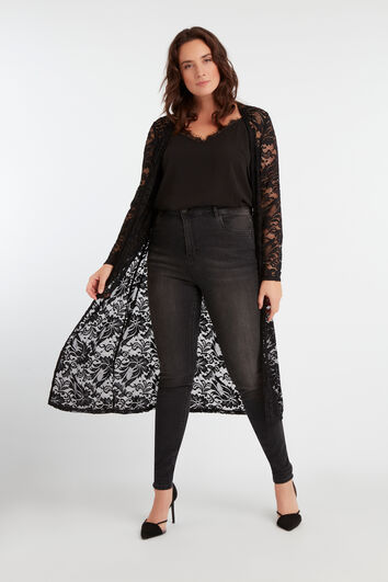 Cardigan en dentelle