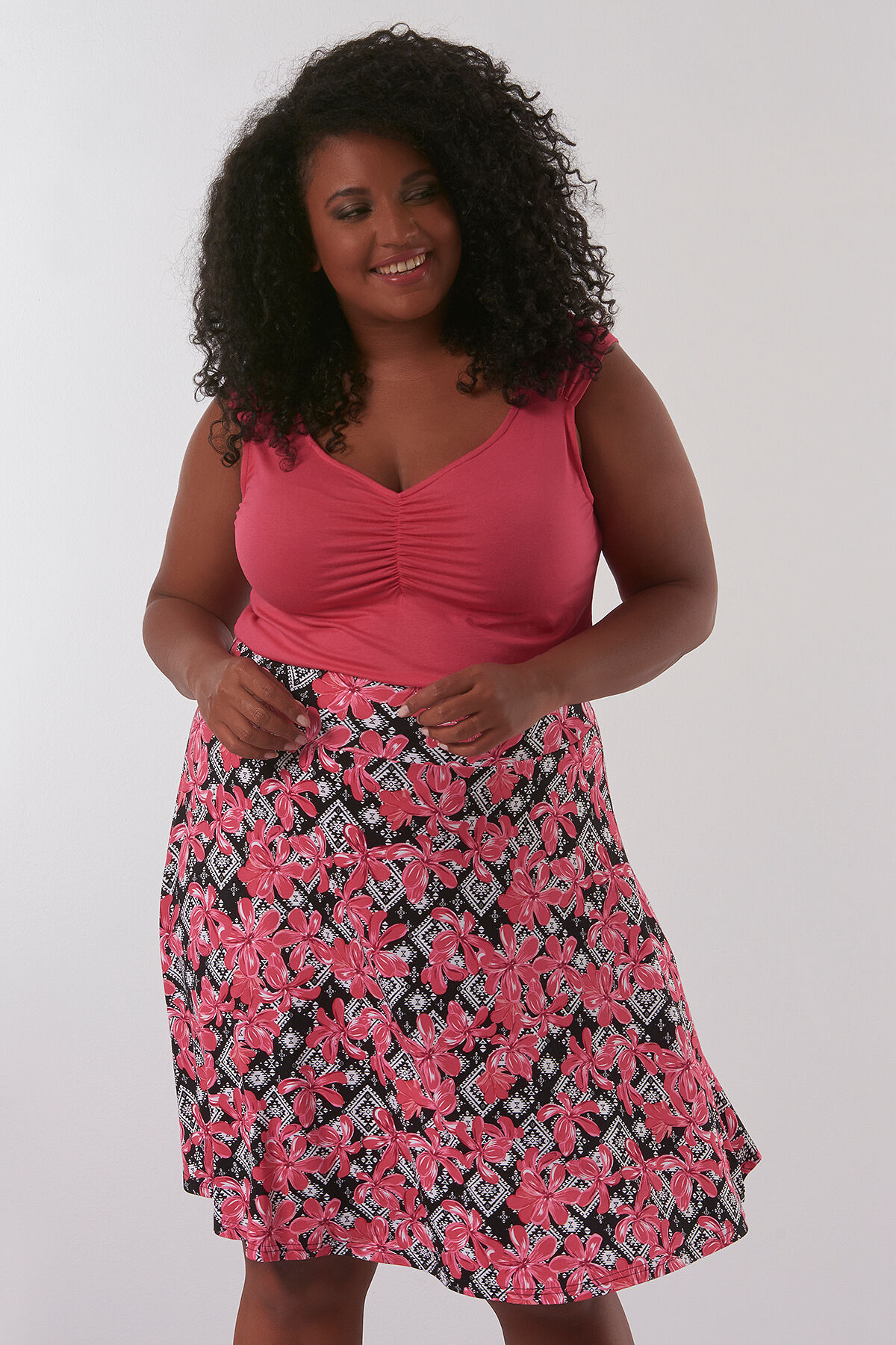 Femmes Jupe en viscose MS Mode