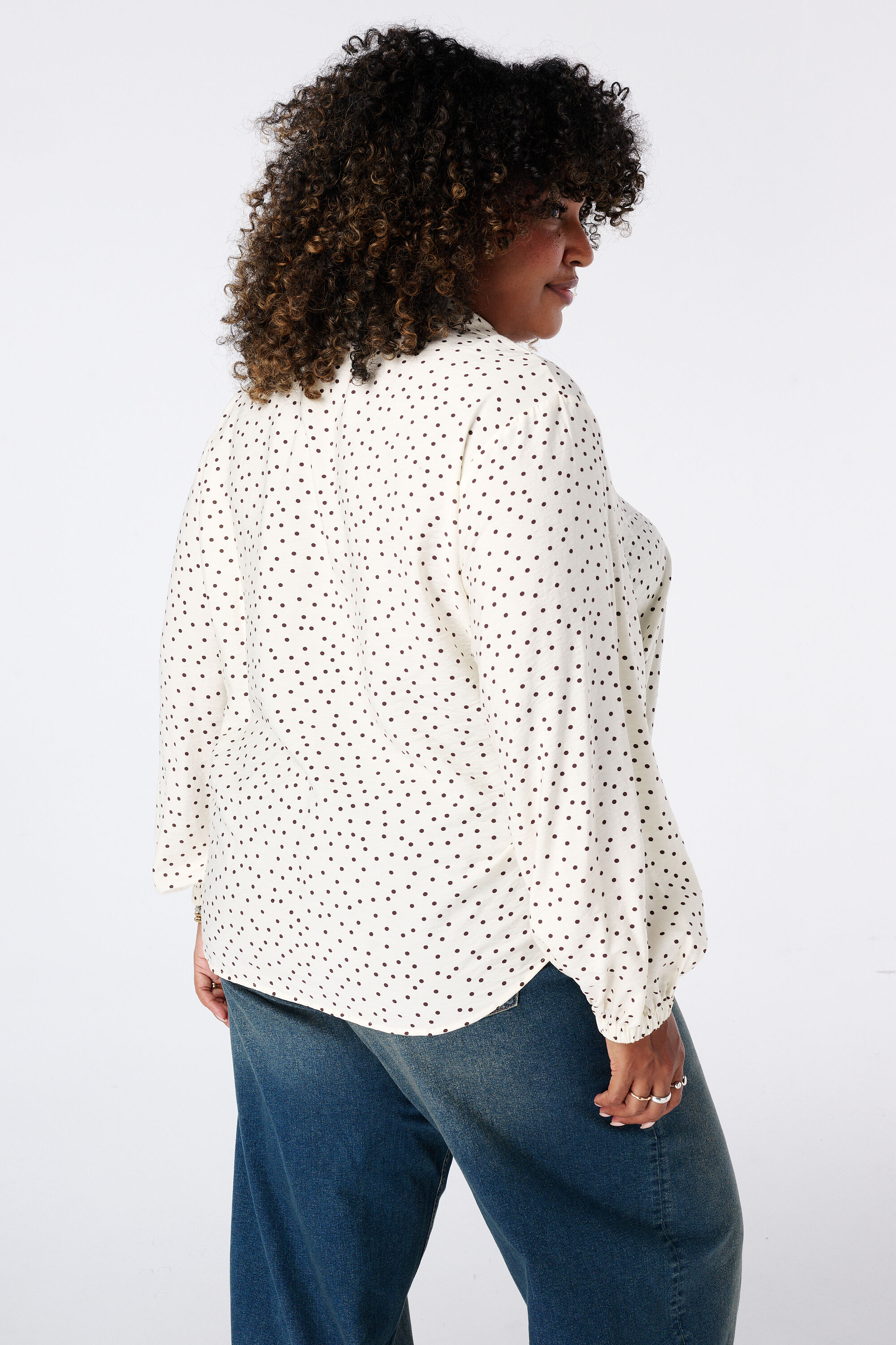 Blouse &agrave; pois image number 3