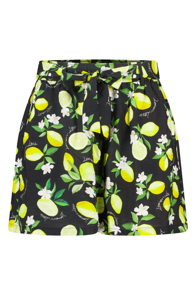 Short à imprimé citron et ceinture image number 1