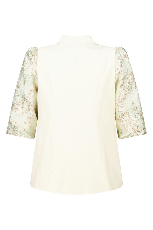 Blazer à manches courtes avec imprimé image number 2