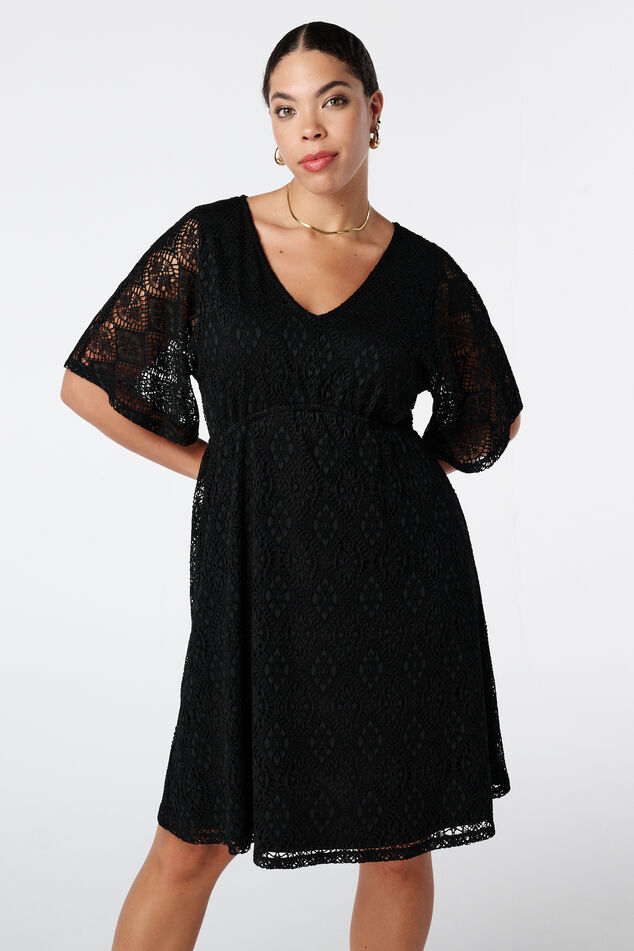 Robe en dentelle extensible image number 5