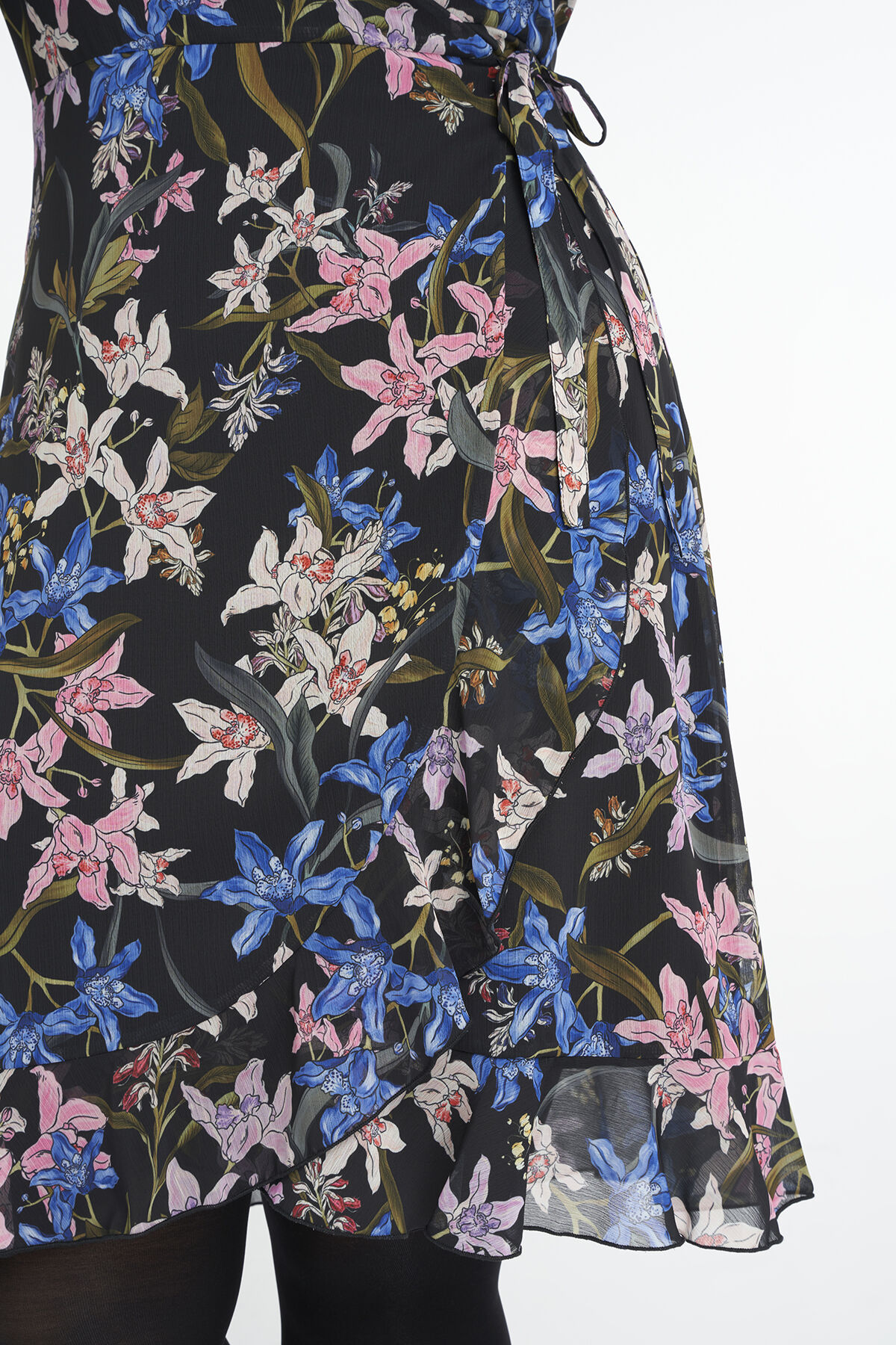 Robe portefeuille &agrave; volants  image number 6