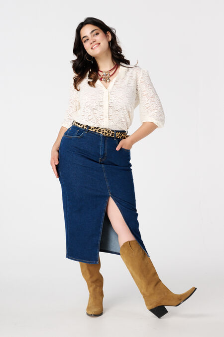 Jupe midi denim Jupe midi denim