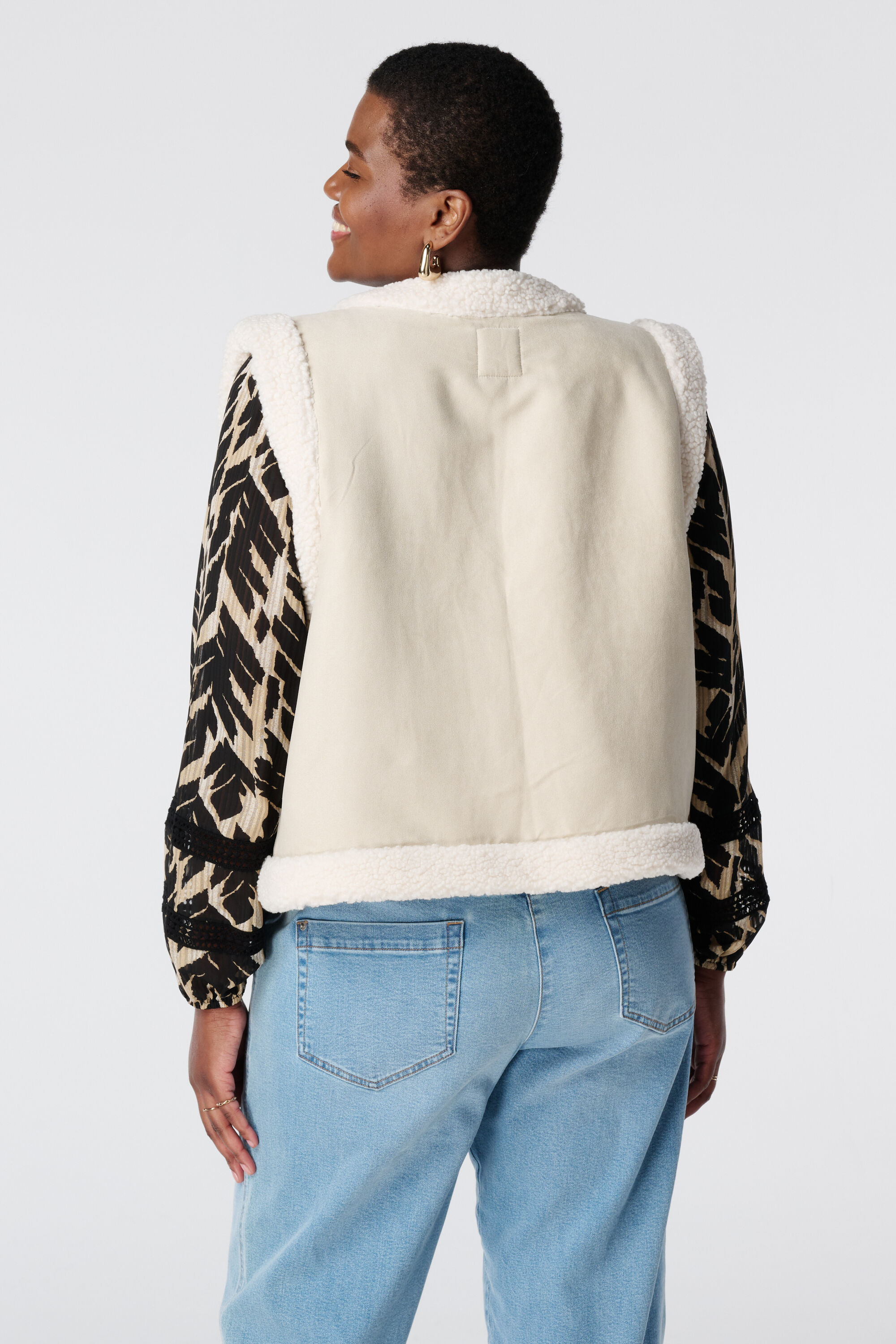 Gilet avec doublure teddy image number 3