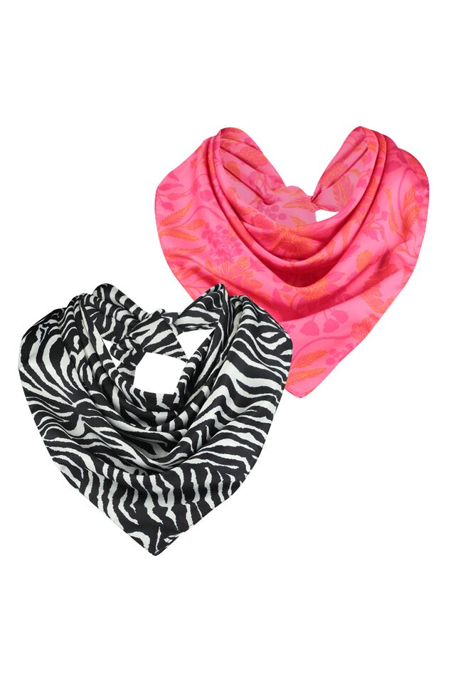 Lot de 2 écharpes en satin  image number 1