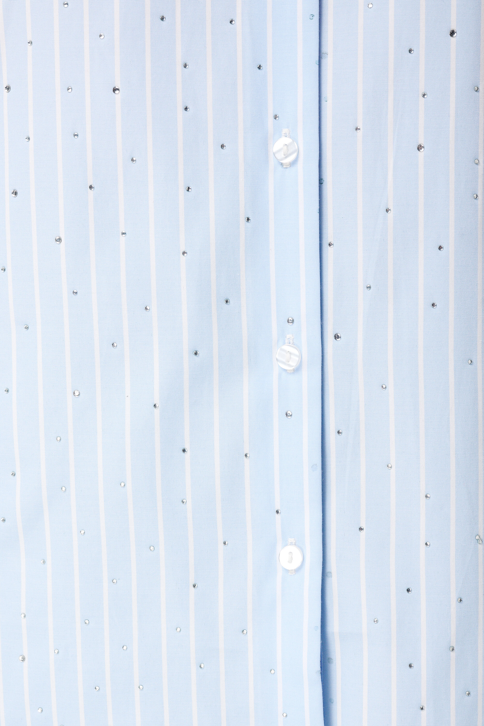 Chemisier ray&eacute; avec d&eacute;tails strass image number 6