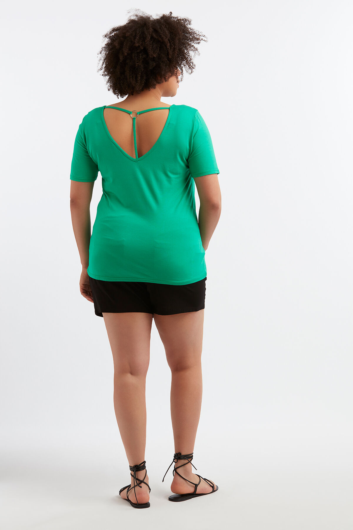 Short imprim&eacute; en viscose image number 3