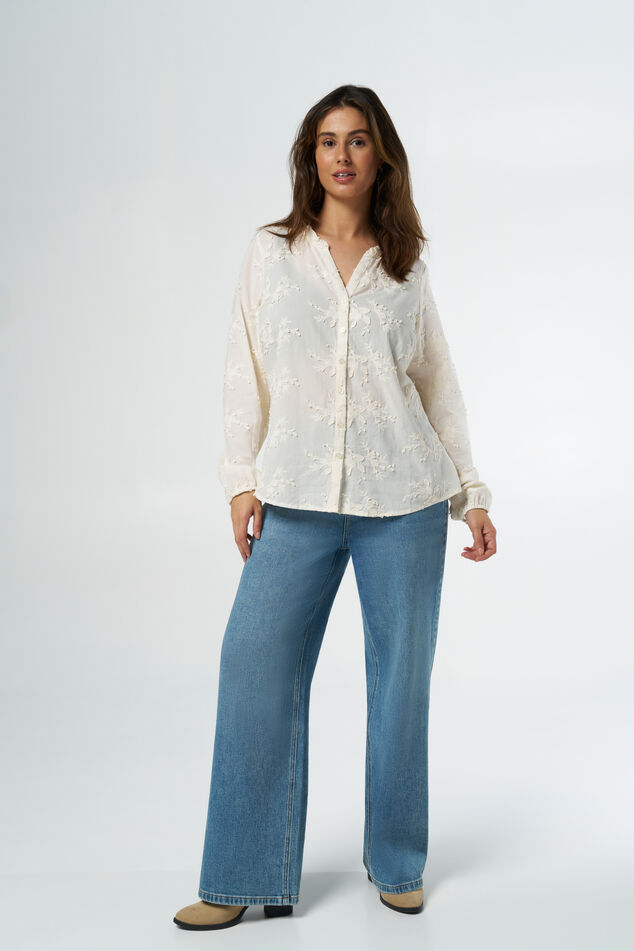 Chemisier avec broderie image number 0