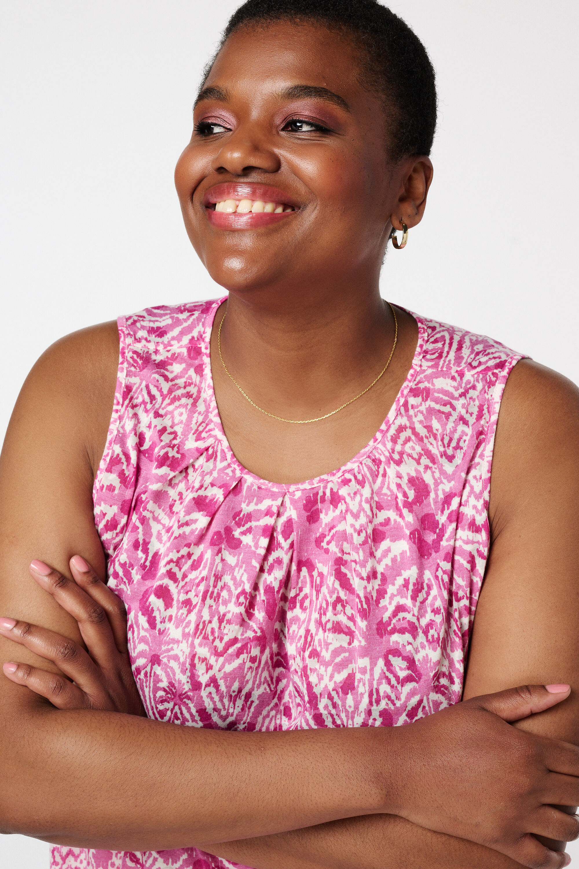 Haut l&eacute;ger pliss&eacute; image number 4