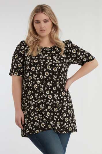 T-shirt long imprim&eacute;