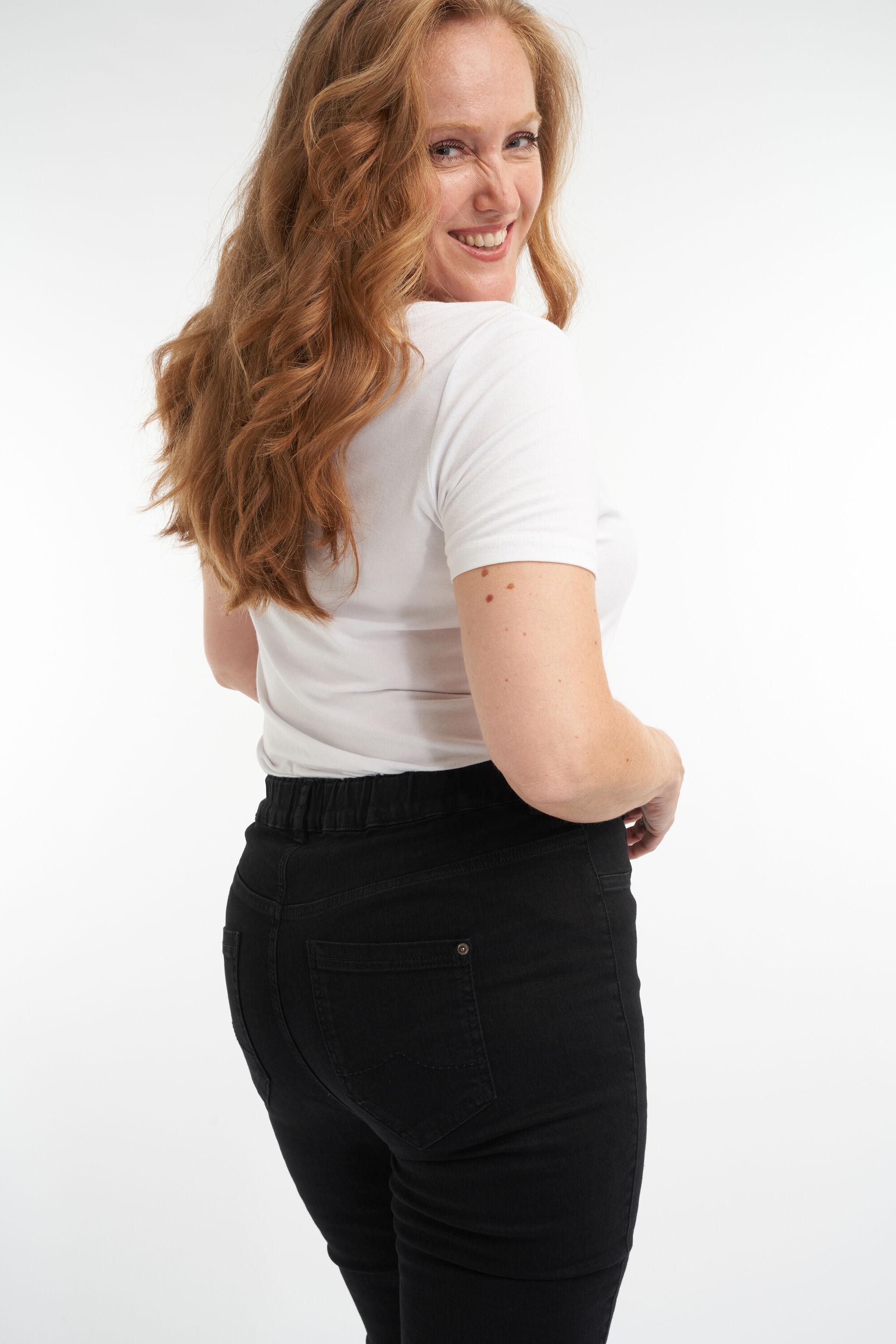 Tregging slim fit 34 inch POPPY  image number 5