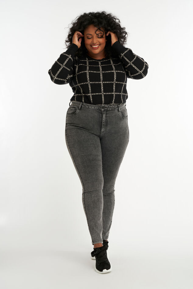 Skinny leg high waist CHERRY jeans image number 0