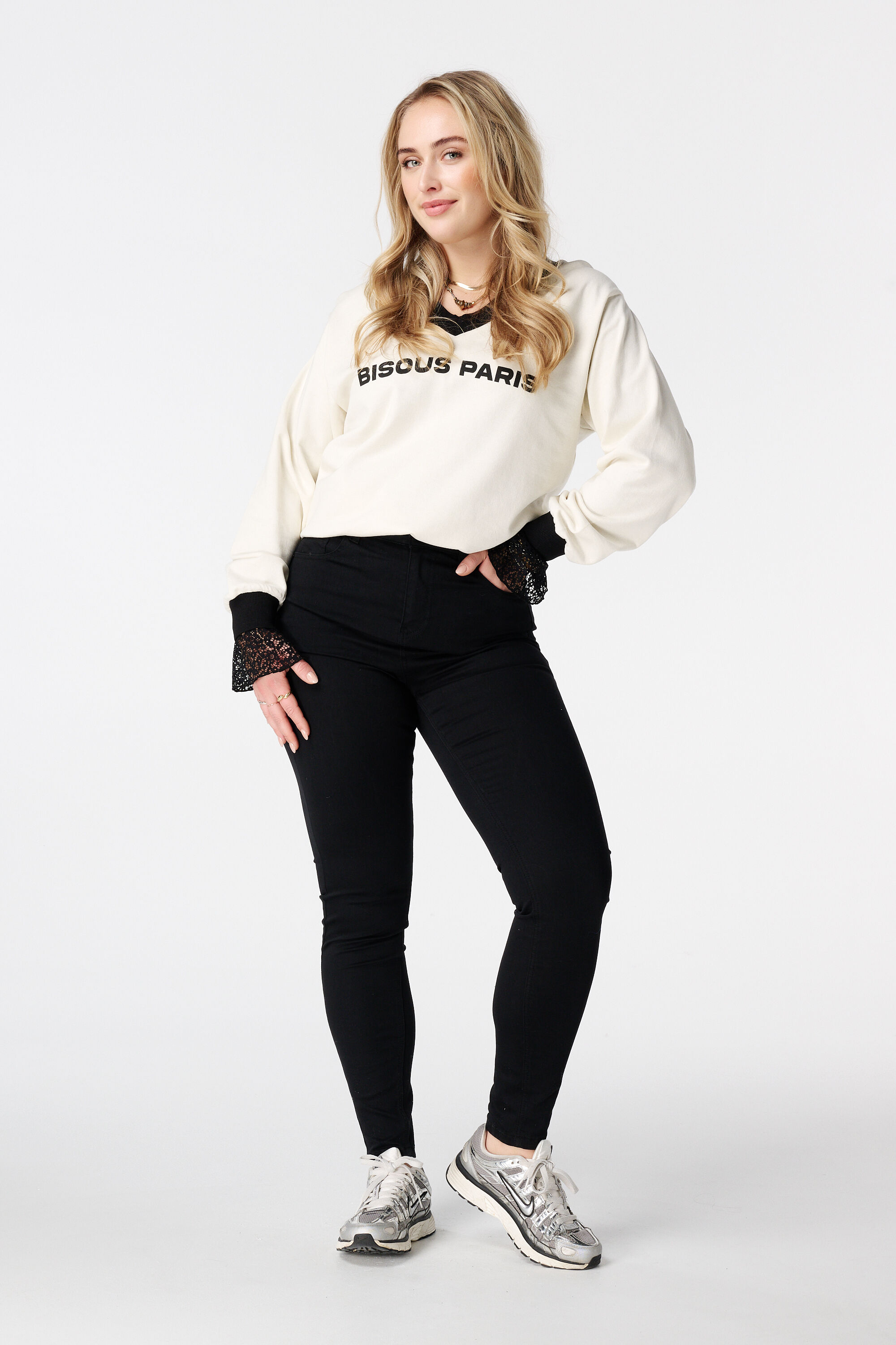 Jean skinny taille haute CHERRY