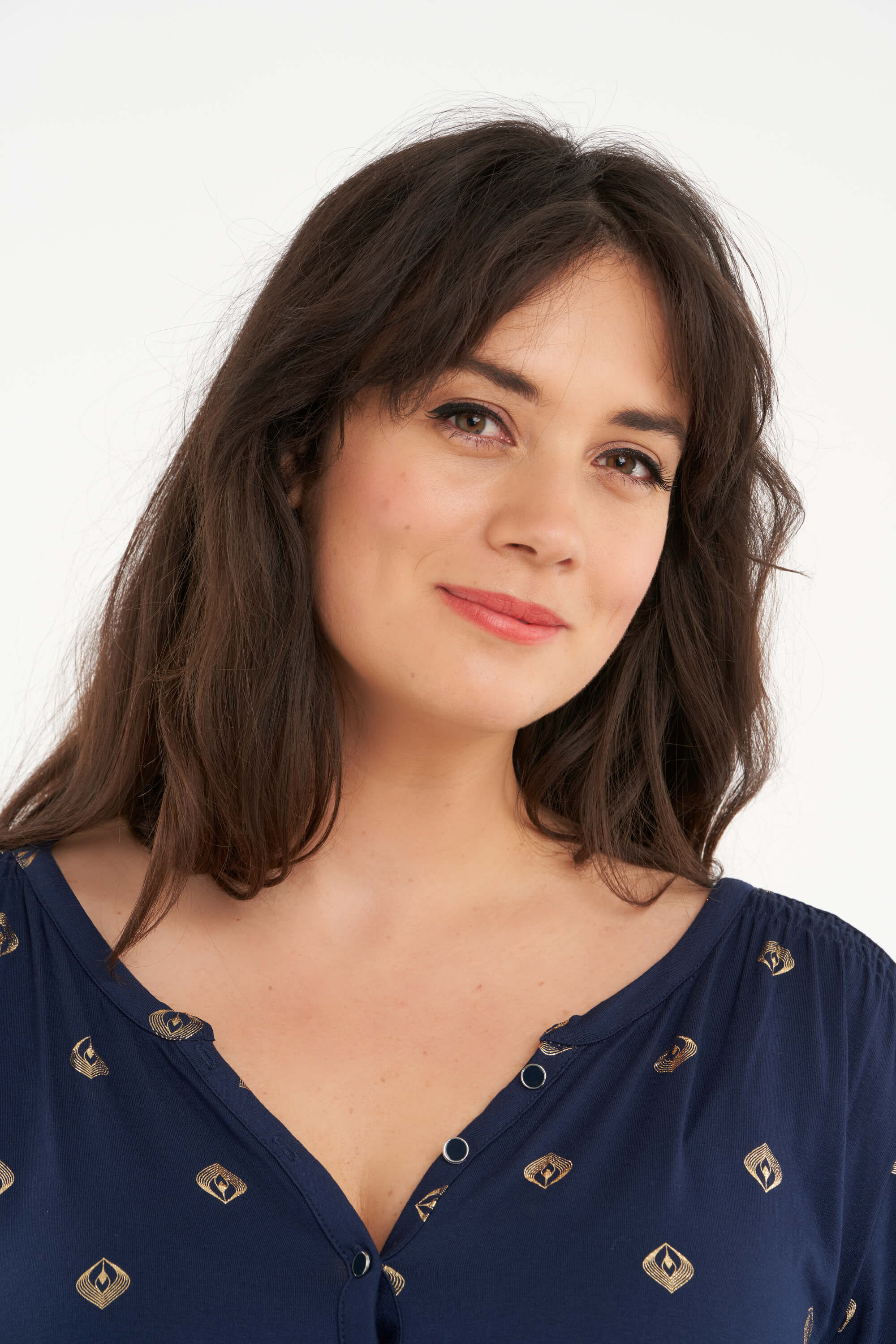 Haut &agrave; imprim&eacute; de feuilles  image number 4