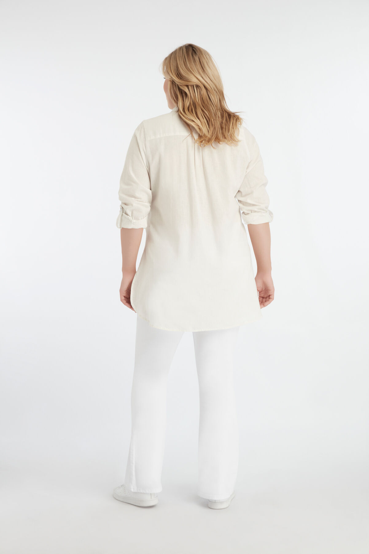 Chemisier long couleur unie image number 4