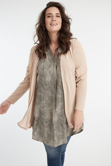 Cardigan long ouvert