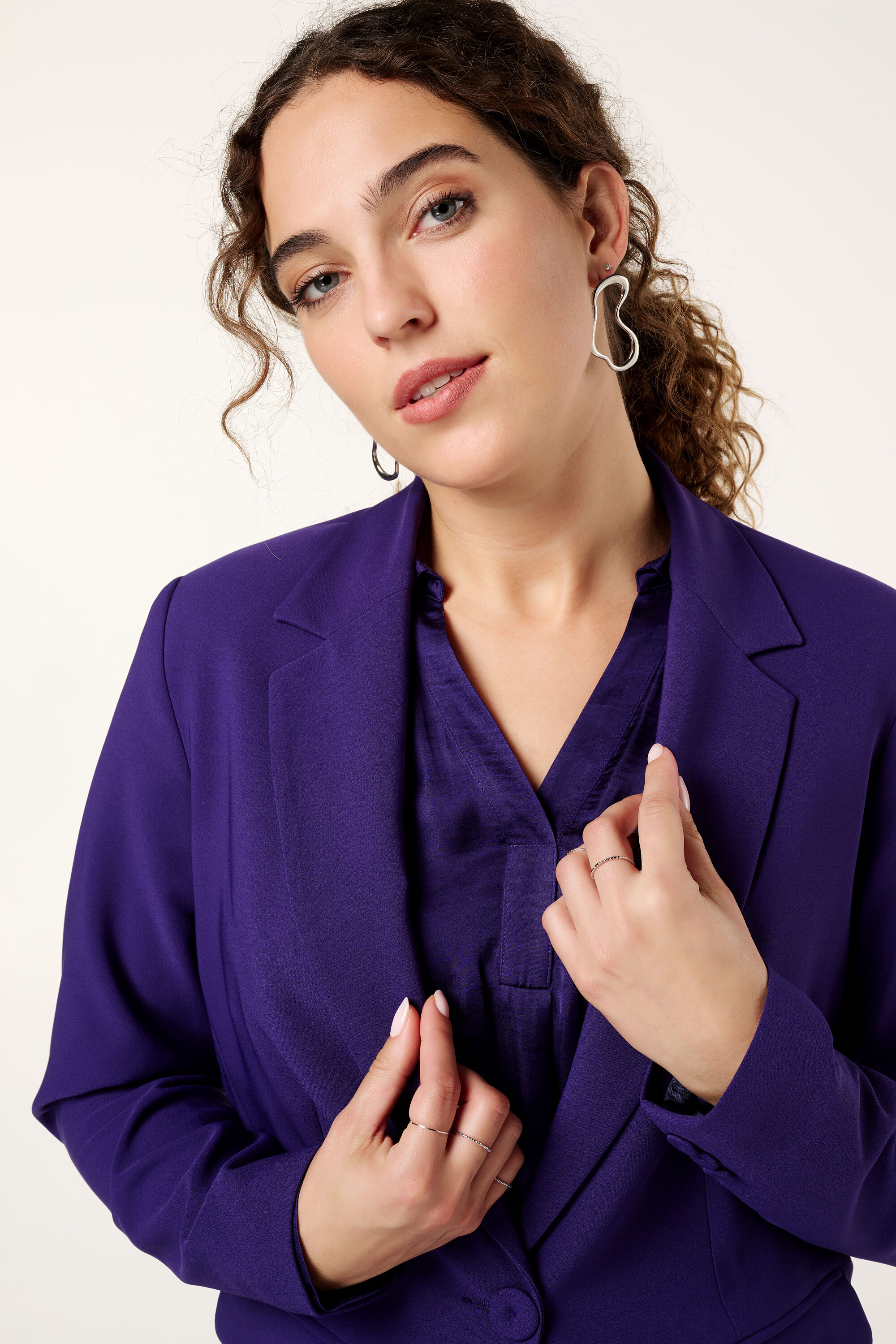 Blazer avec fermeture &agrave; boutons image number 4