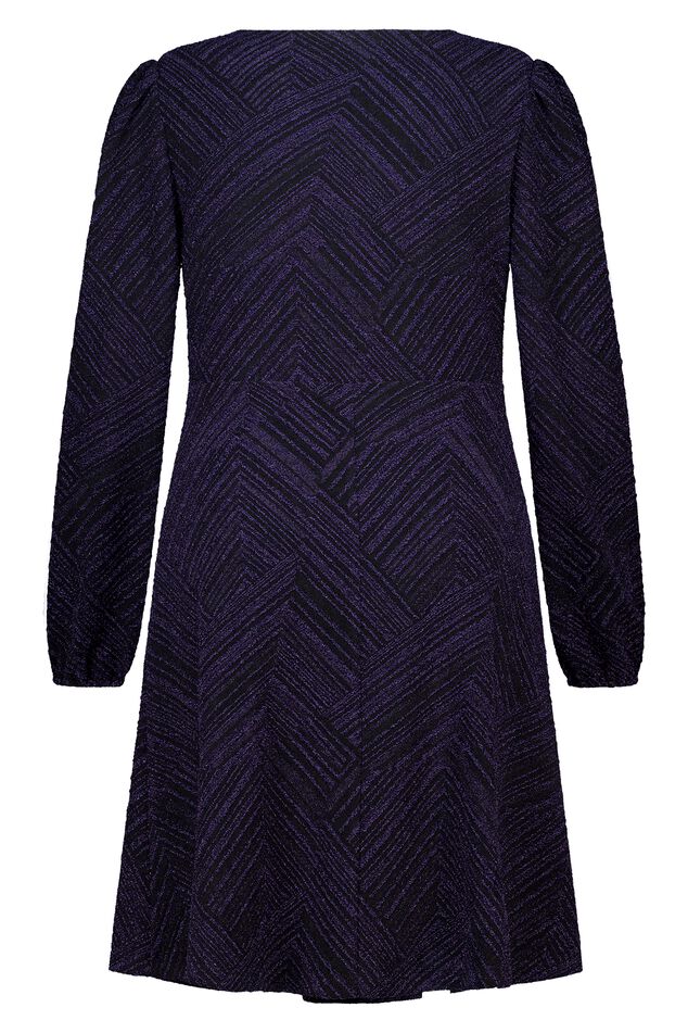 Robe en lurex avec détail bouton image number 1