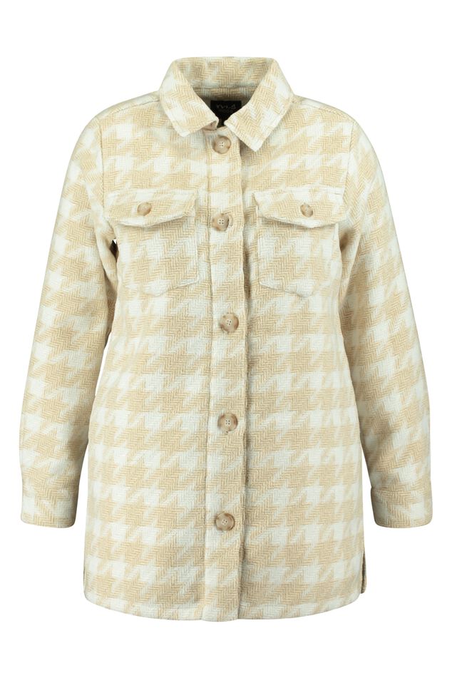 Veste-chemise à imprimé pied-de-poule image number 2