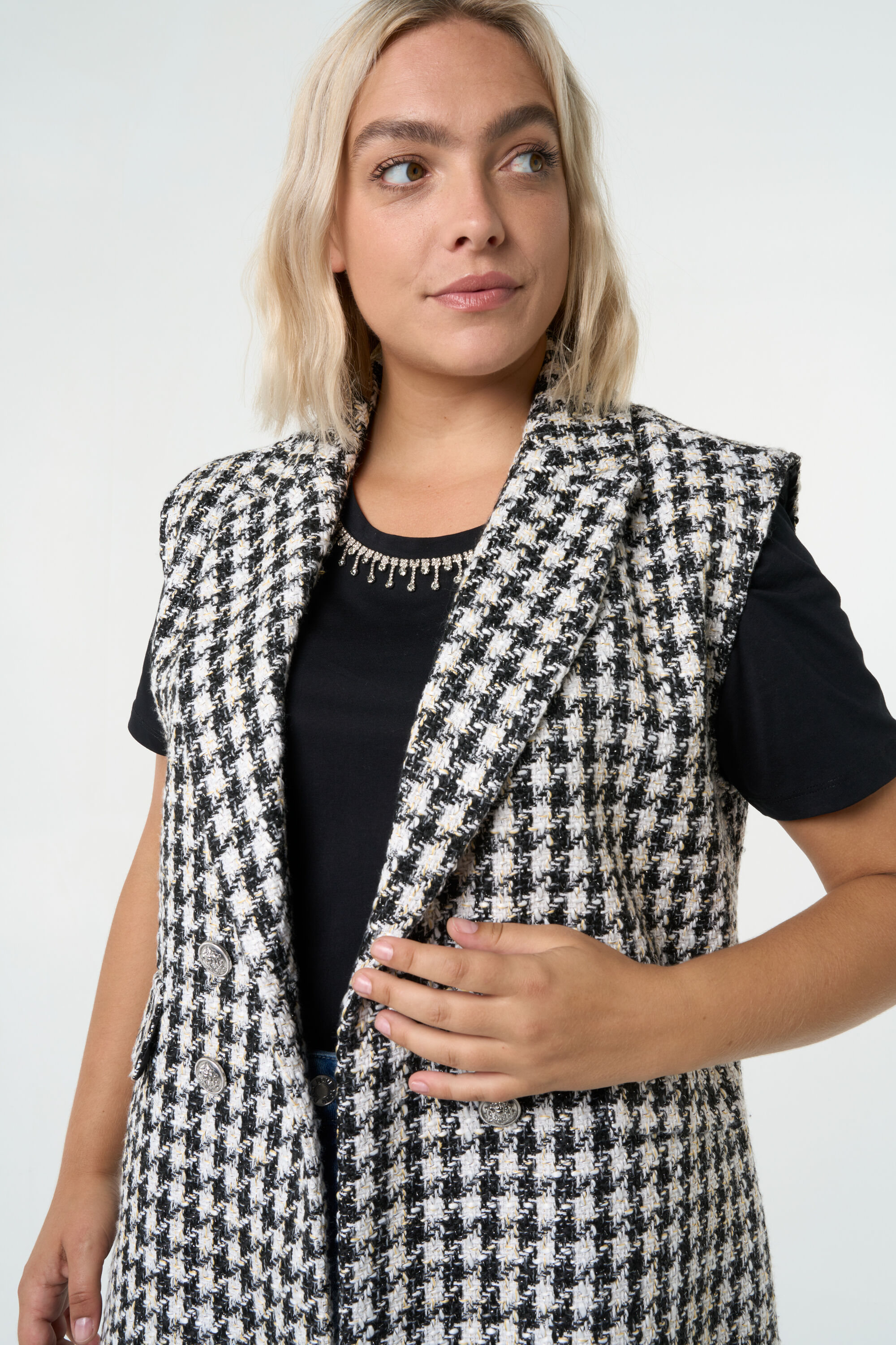 Gilet en tweed image number 6