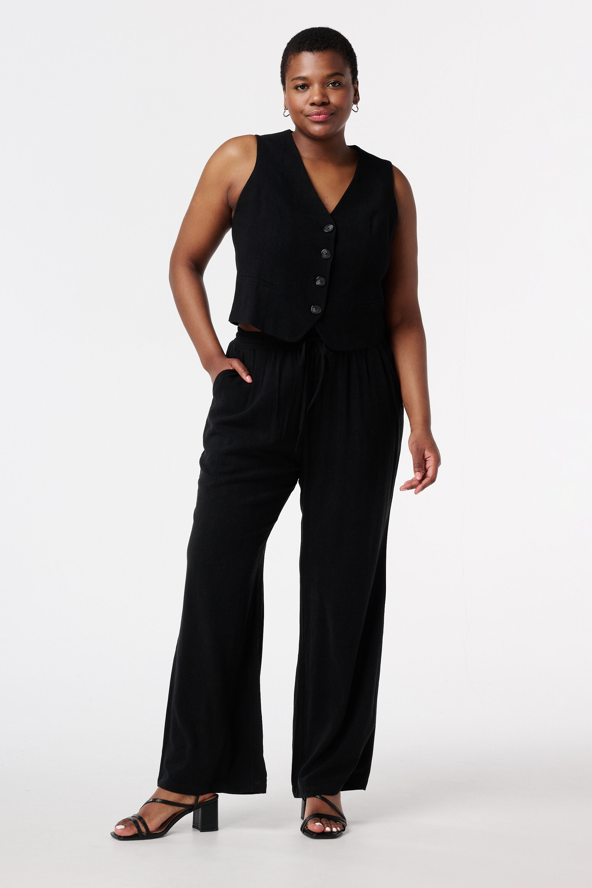 Gilet de costume en lin image number 5