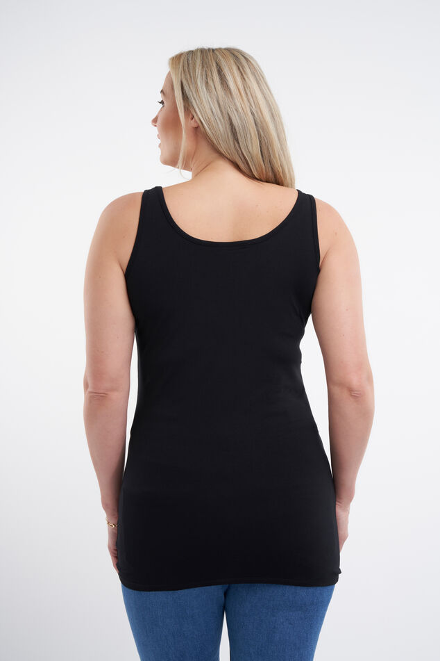 Débardeur long en coton (2) image number 3