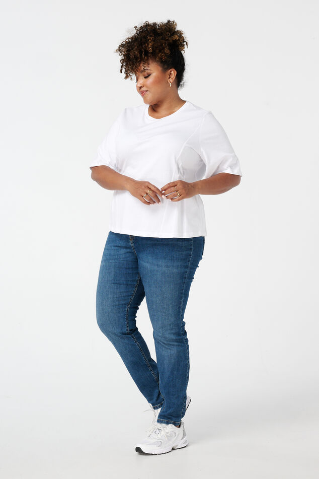 Jean skinny taille haute CHERRY image number 0
