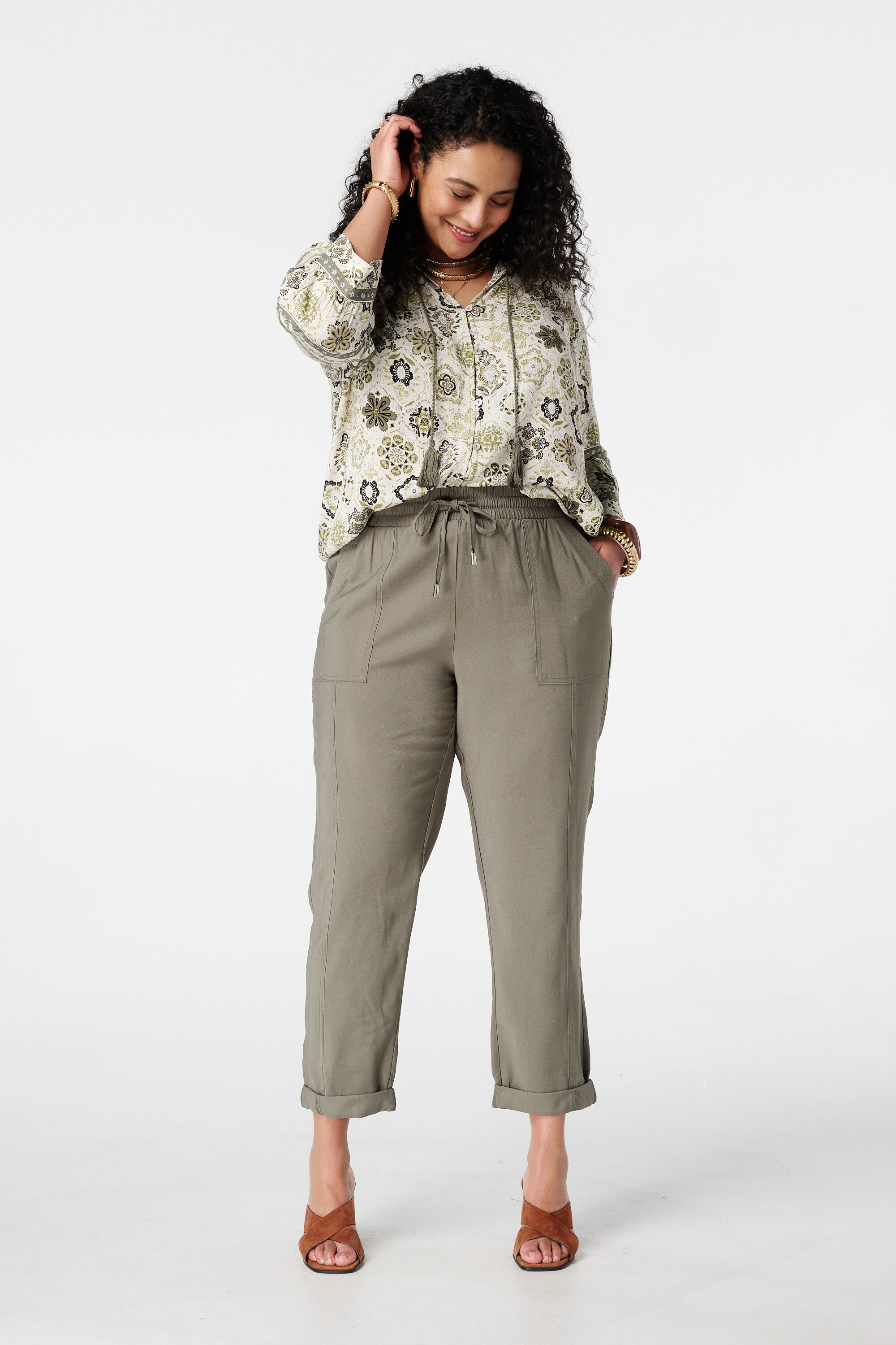 Pantalon &agrave; taille &eacute;lastique